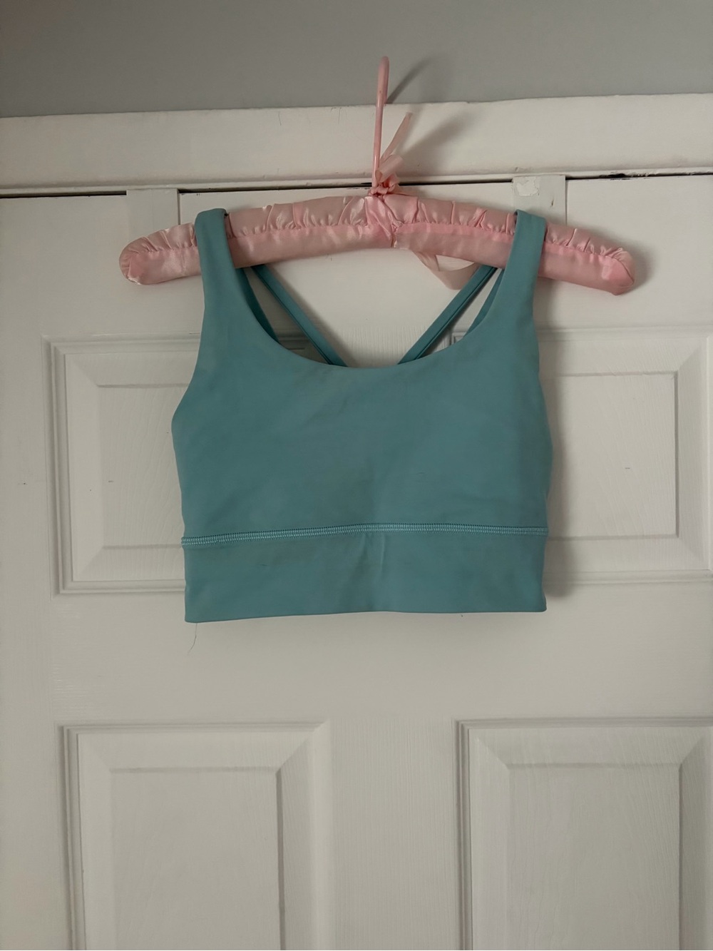Lululemon Energy Bra Longline Medium Support Size 4 Tidewater Teal